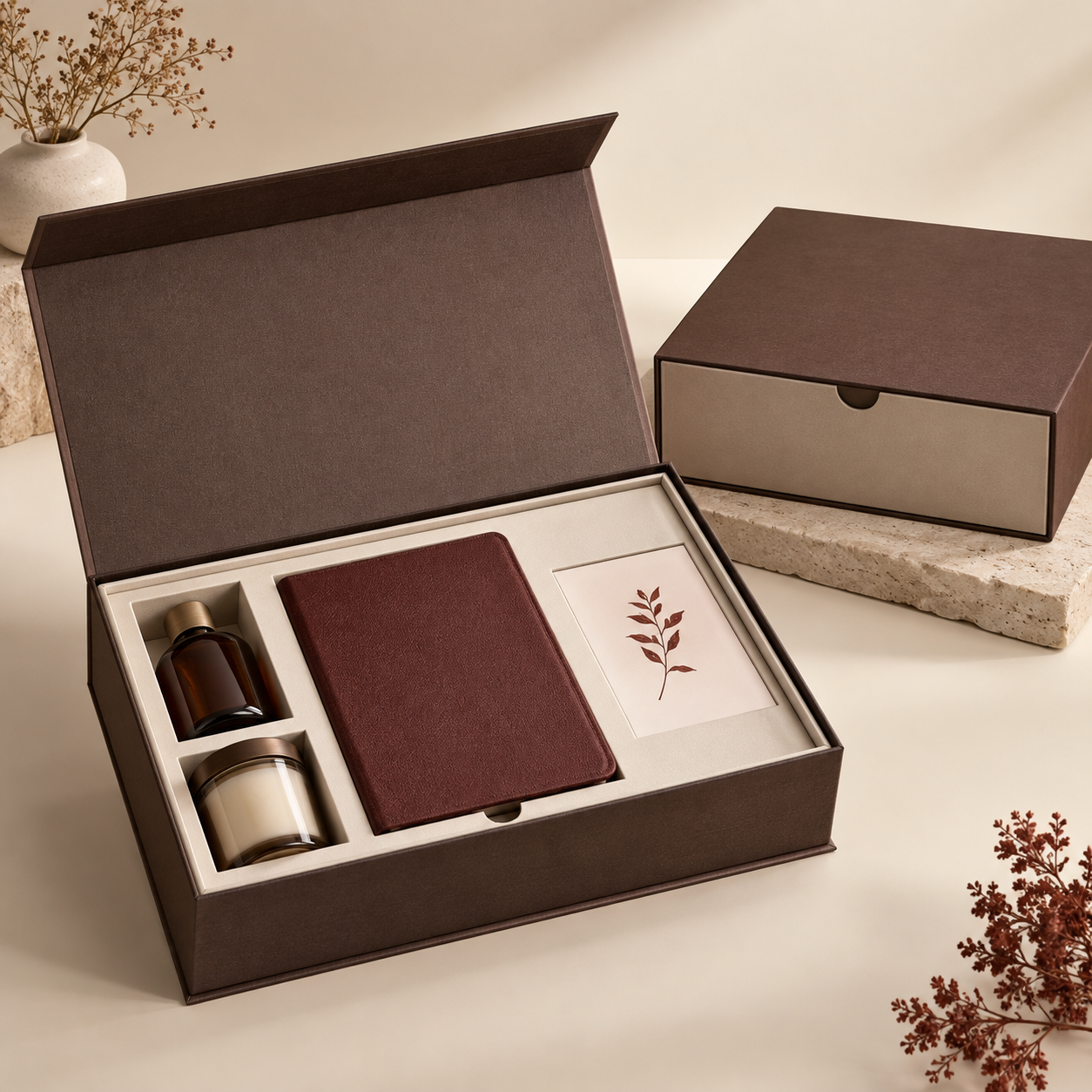 Custom Gift Boxes with Inserts packaging concept