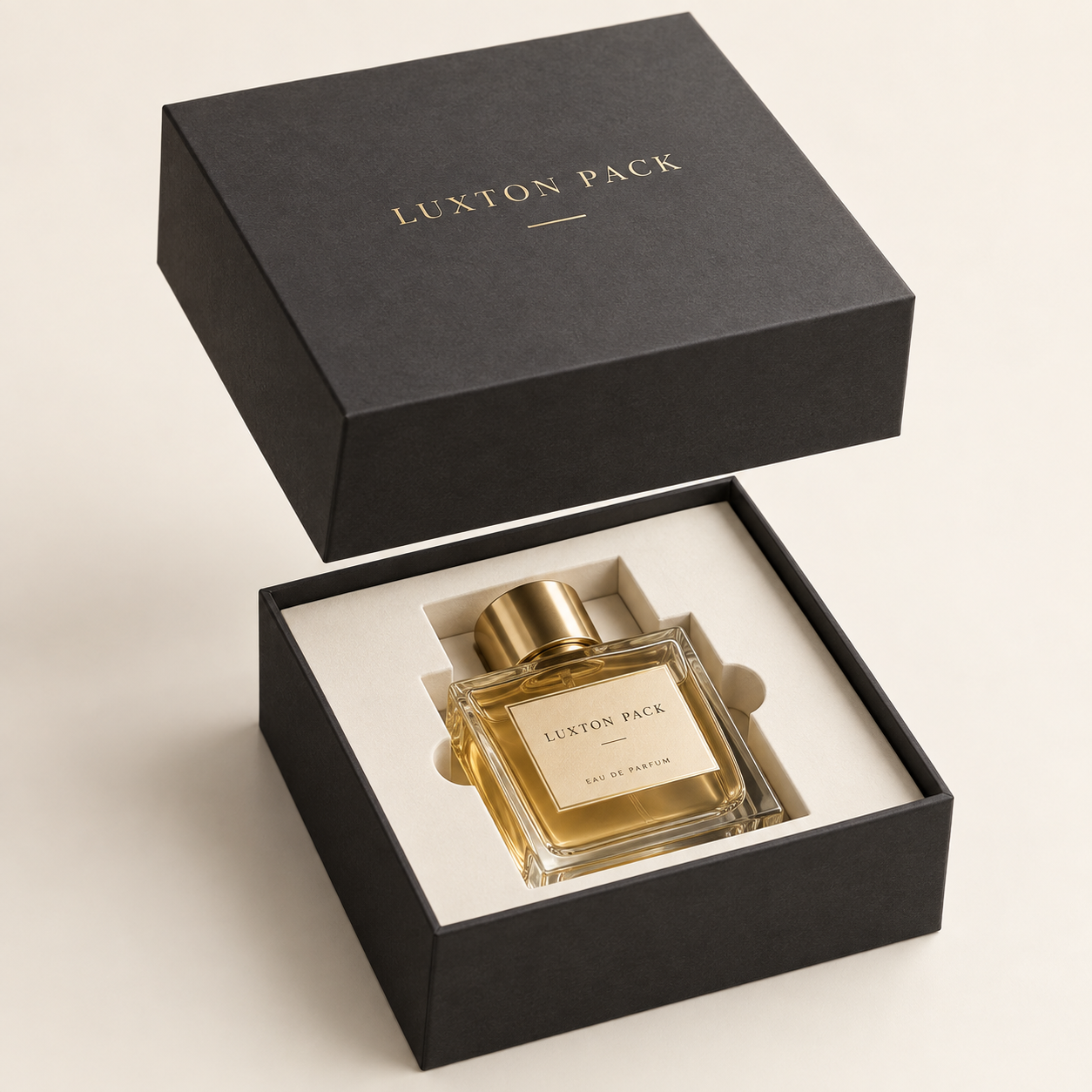 Custom Lid & Base Boxes packaging example by LUXTON PACK