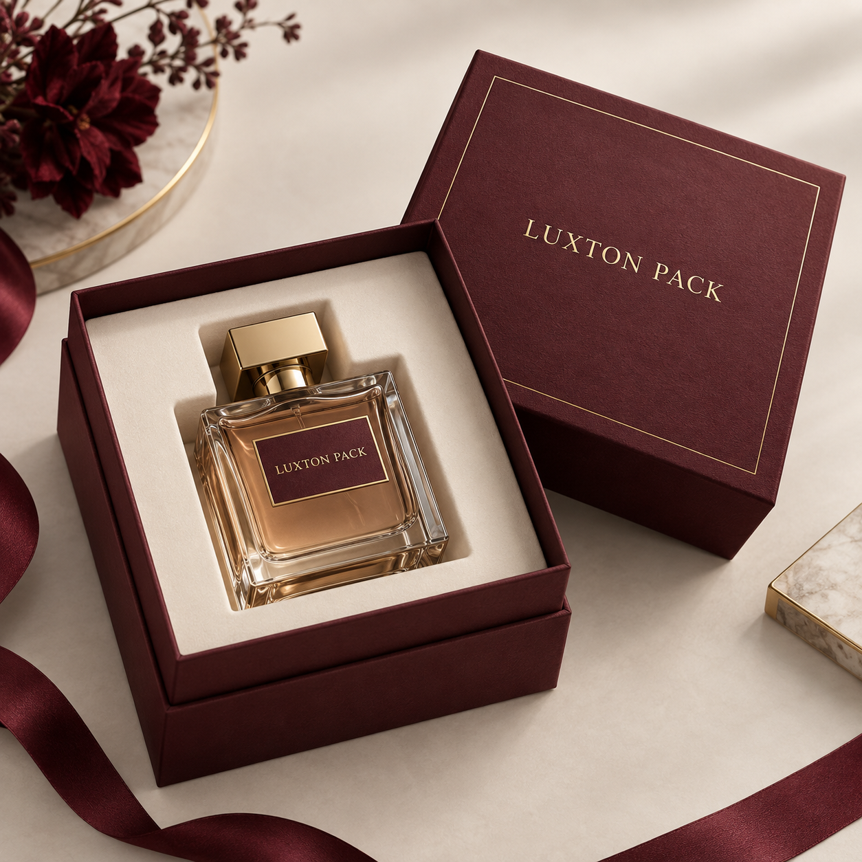 Custom perfume rigid box concept